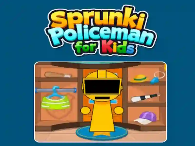 Spel Sprunki polis för barn på nätet