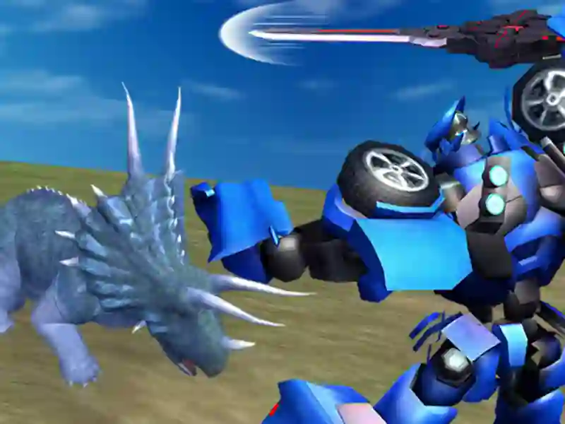 Spel Jurassic Dinosaur Mech Battle på nätet