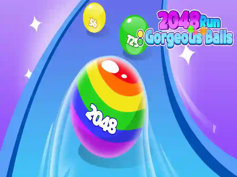 Spel 2048 Kör underbara bollar på nätet