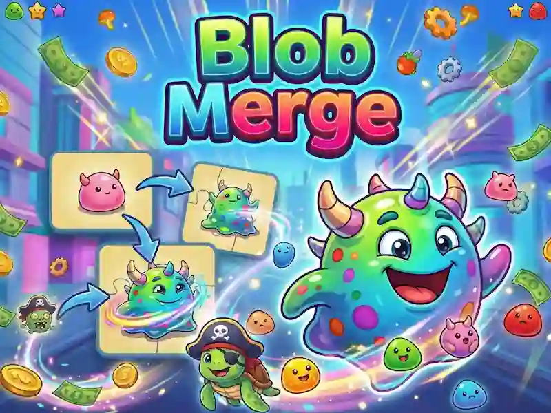 Spel Blob Merge på nätet