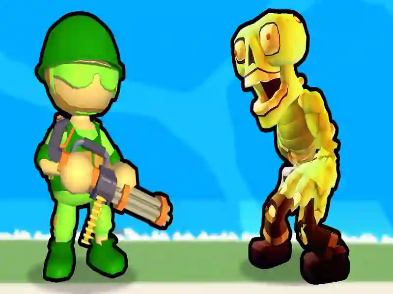 Spel Förstörelse av stickman zombie på nätet