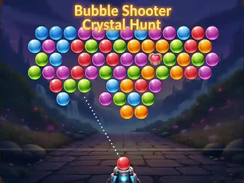 Spel Bubble Shooter Crystal Hunt på nätet