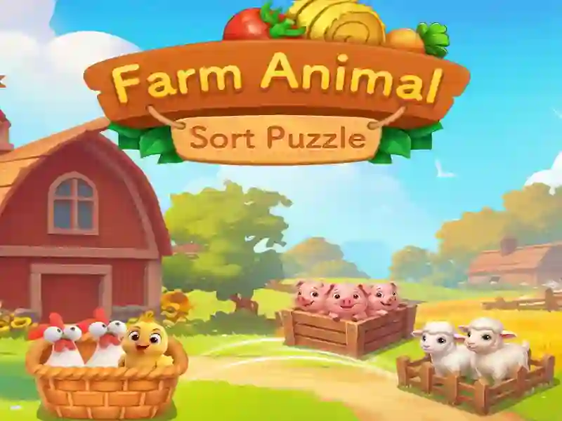 Spel Farm Animal Sortera Pussel på nätet