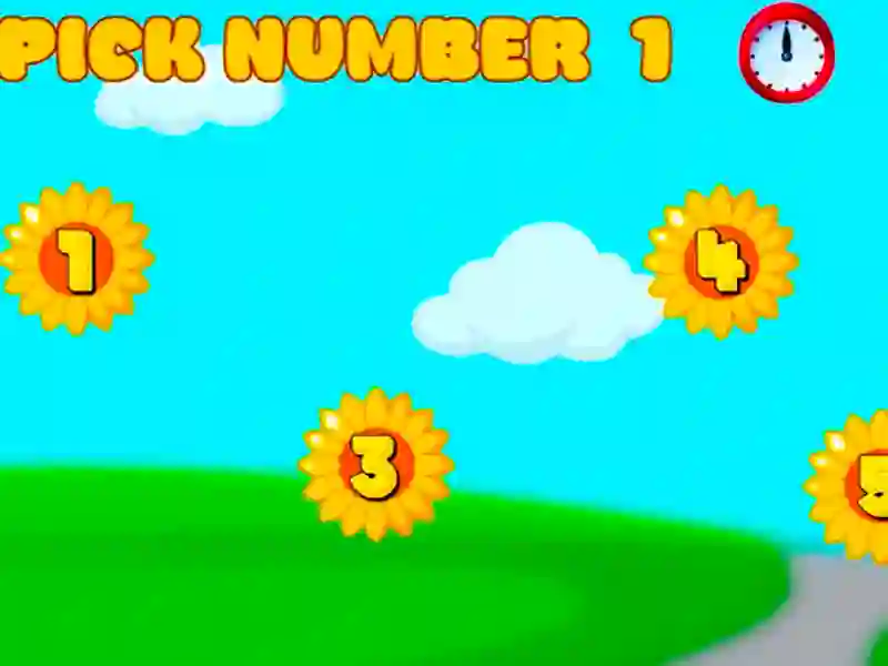 Spel Välj numret på nätet