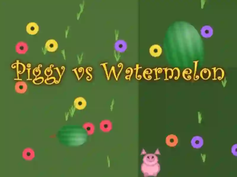 Spel Piggy vs vattenmelon på nätet