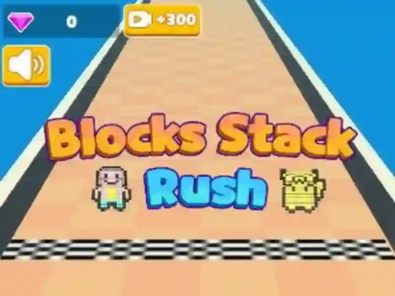 Spel Block Stack Rush på nätet