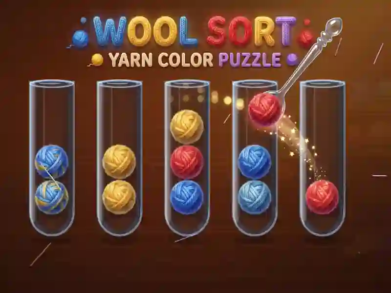 Spel Wool Sort Yarn Color Puzzle på nätet