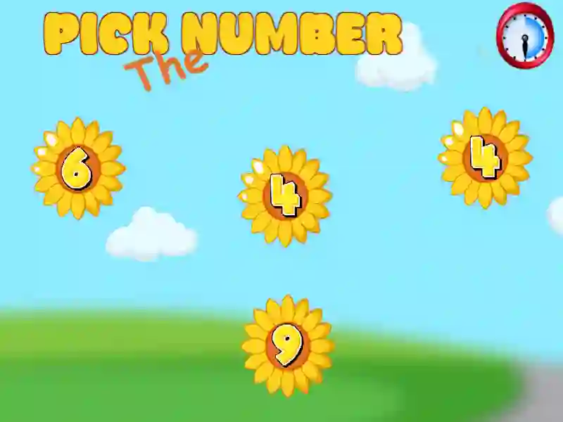 Spel Välj numret på nätet