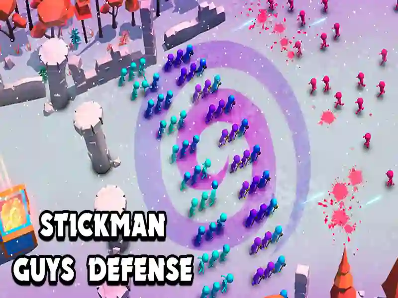 Spel Stickman killar försvar på nätet