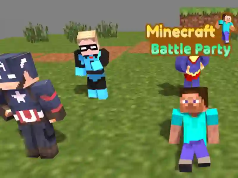 Spel Minecraft Battle Party på nätet