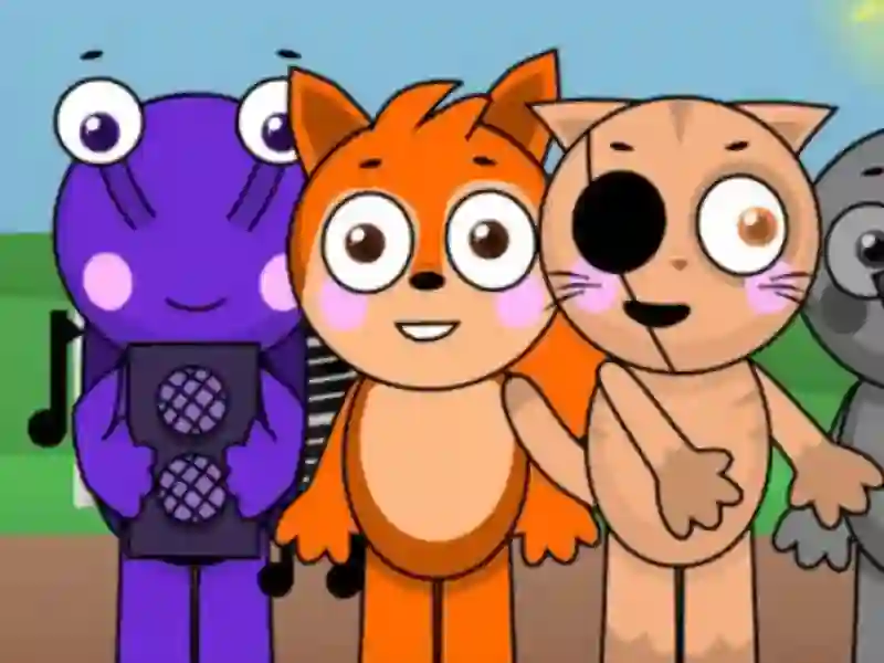 Spel Sprunki Abgerny 2: Deluxe på nätet