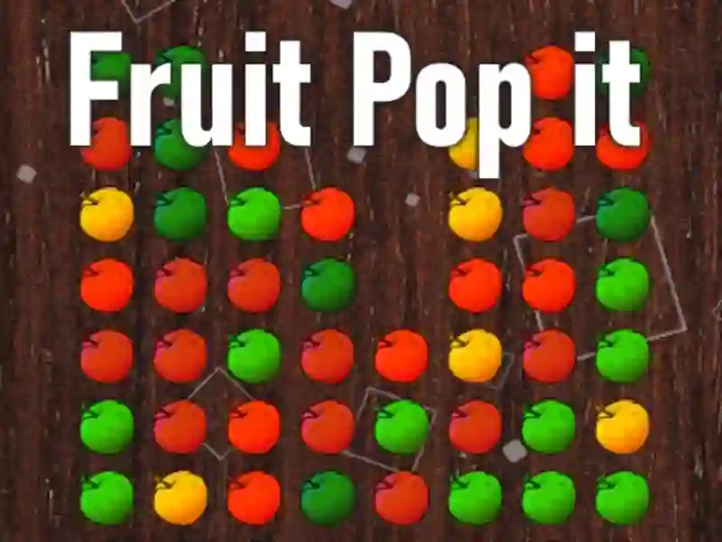 Spel Fruit Pop It på nätet