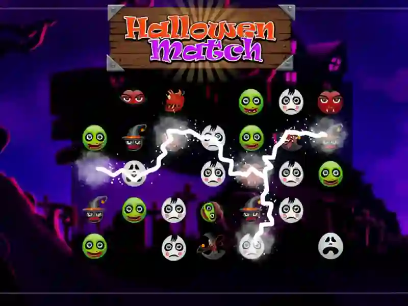 Spel Halloween match på nätet