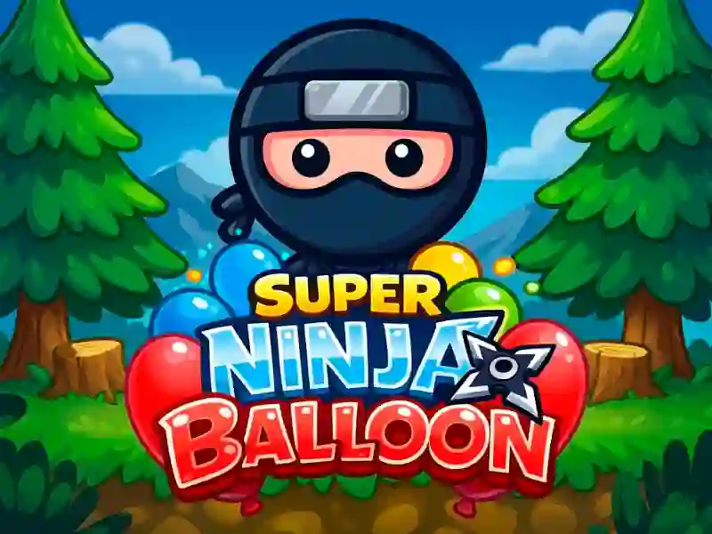 Spel Super Ninja Balloon på nätet