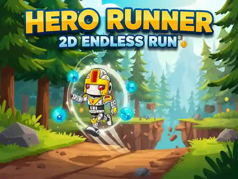 Spel Hero Runner 2D Endless Run på nätet