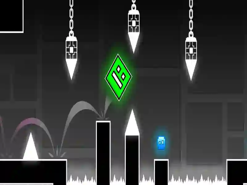Spel Geometriplattform på nätet