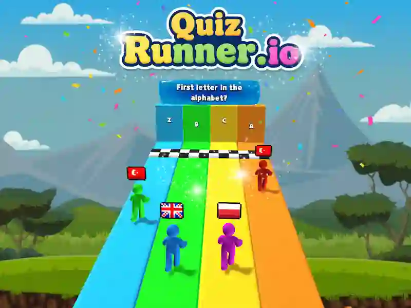 Spel Quiz Runner. io på nätet