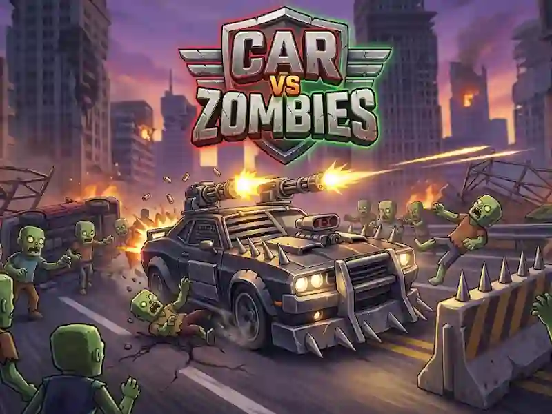 Spel Car VS Zombies på nätet