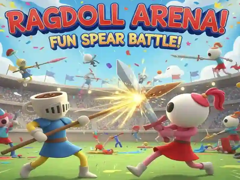 Spel Ragdoll Arena! Rolig Spear Battle! på nätet