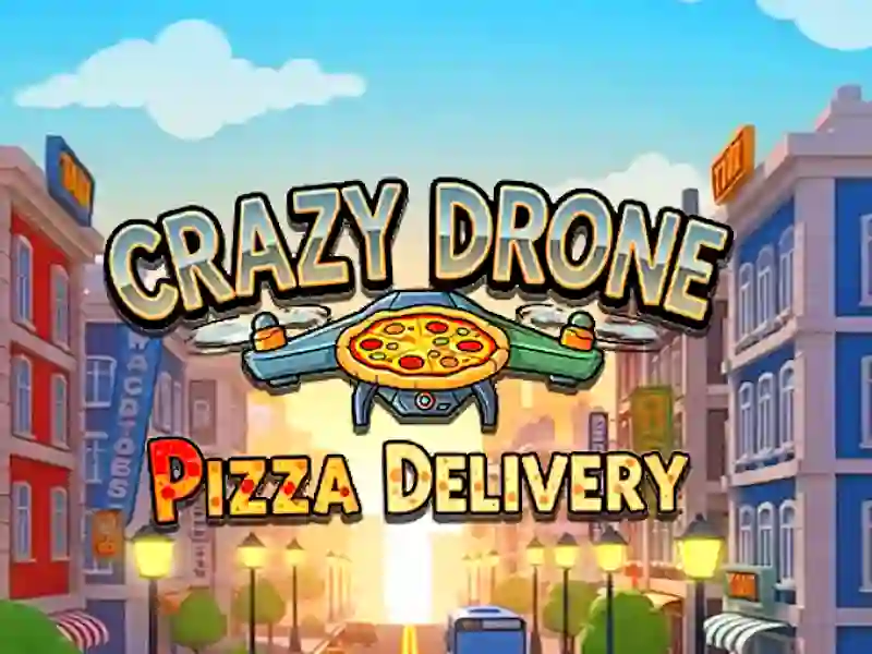 Spel Crazy Drone Pizza Leverans på nätet