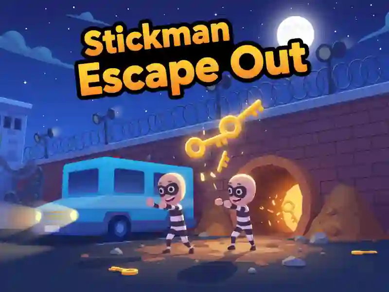 Spel Stickman fly ut på nätet