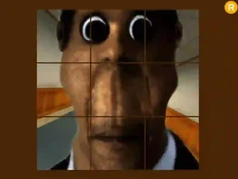 Spel Obunga Nextbots glidande pussel på nätet