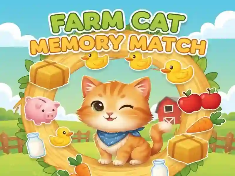 Spel Farm Cat Memory Match pÄ nÀtet Spel Farm Cat Memory Match pÄ nÀtet
