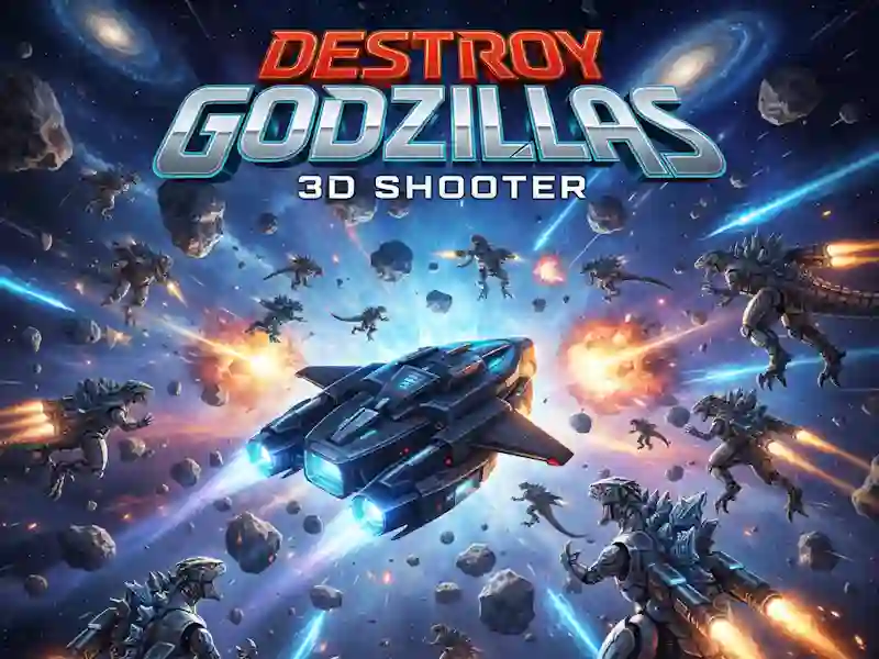 Spel Förstör Godzillas: 3D Shooter på nätet