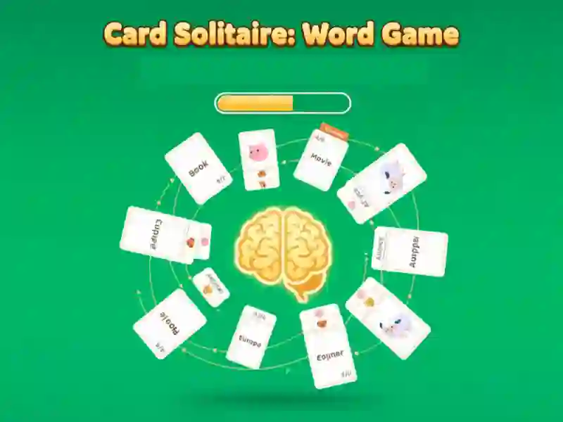 Spel Card Solitaire: Ordspel på nätet