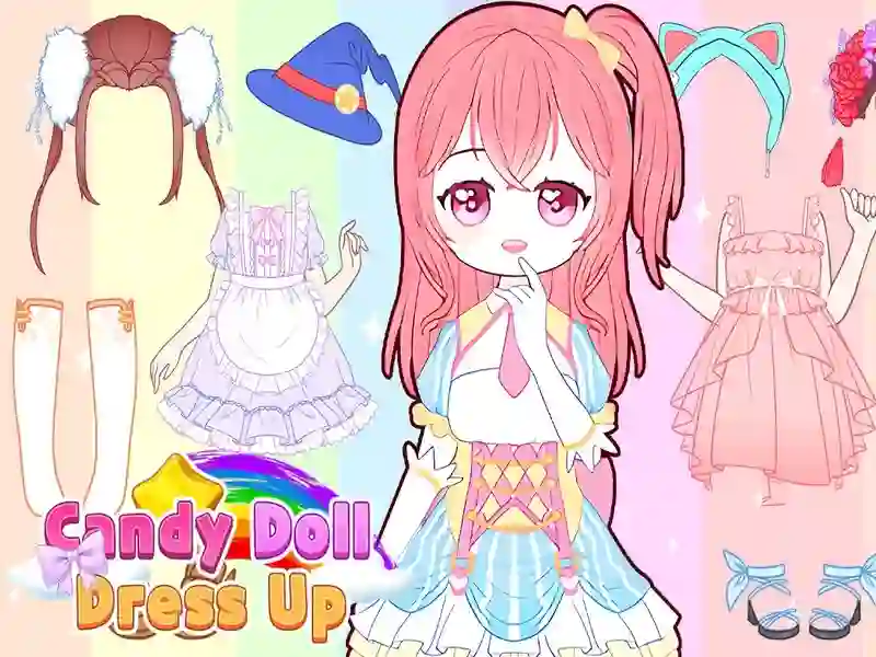 Spel Candy Doll klä sig ut på nätet