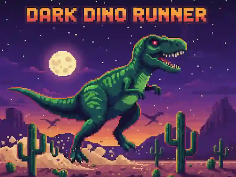 Spel Dark Dino Runner på nätet