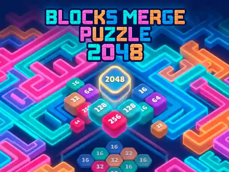 Spel Blocks Merge Puzzle 2048 på nätet