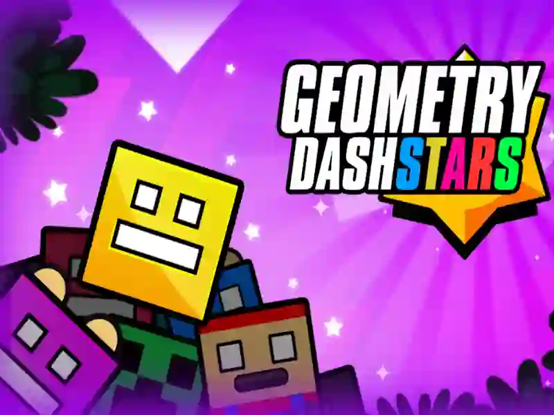 Spel Geometri Dash stjärnor på nätet