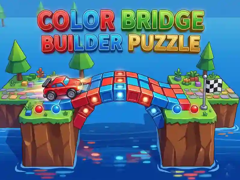 Spel Color Bridge Builder Puzzle på nätet
