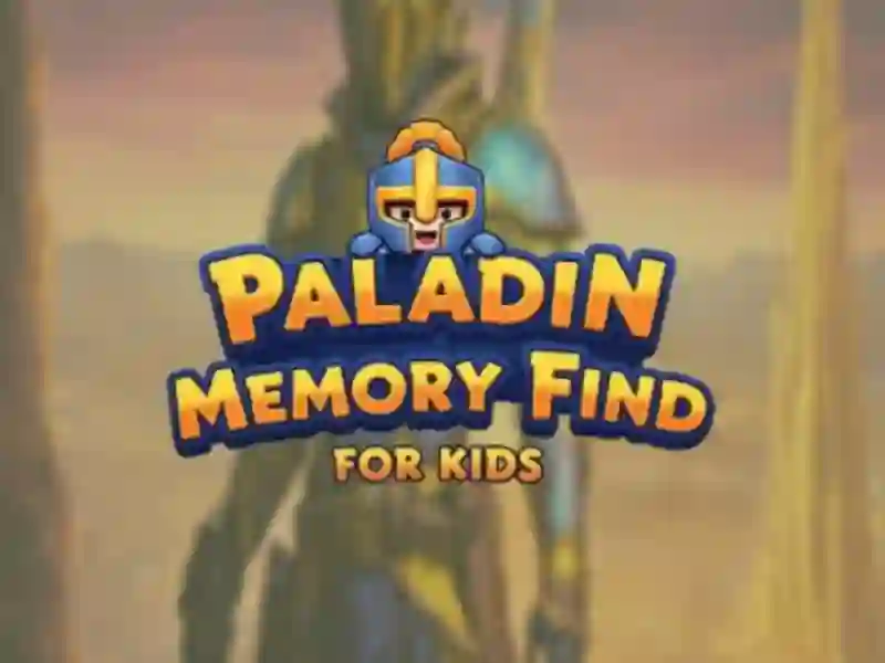 Spel Paladin Memory Hitta för barn på nätet