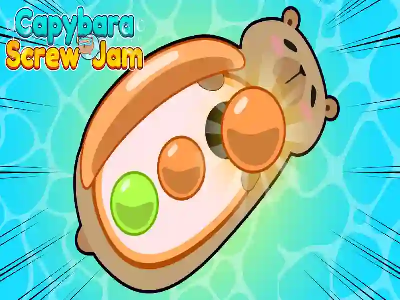 Spel Capybara skruvstopp pÄ nÀtet Spel Capybara skruvstopp pÄ nÀtet