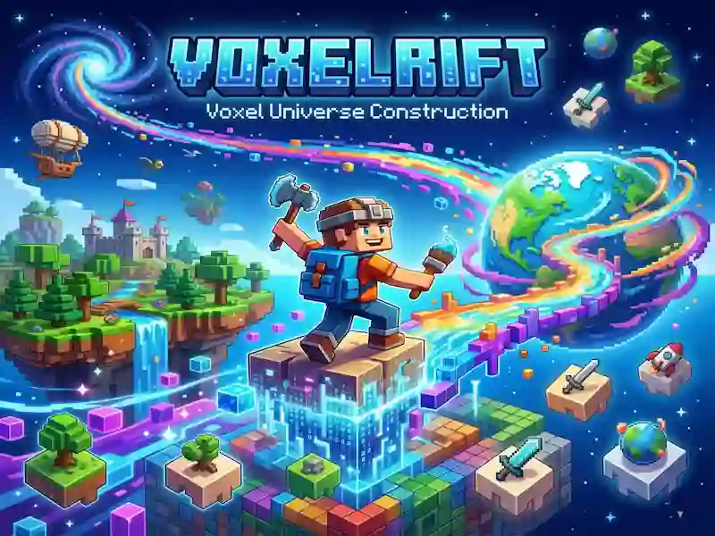 Spel Voxelrift på nätet