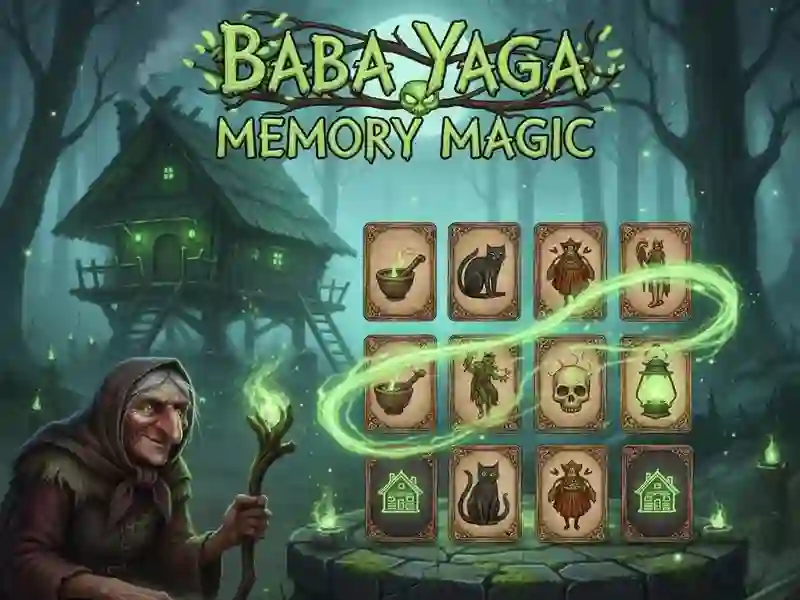 Spel Baba Yaga minnesmagi på nätet