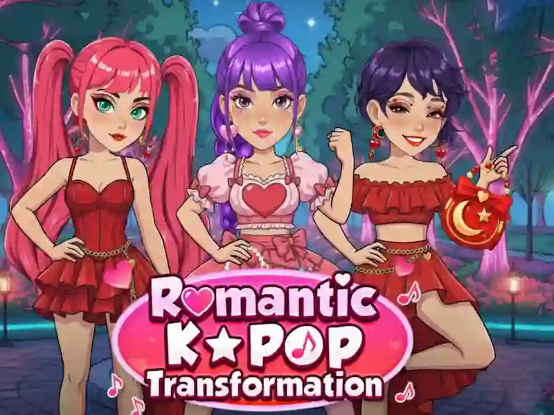 Spel Romantisk K Pop Transformation på nätet