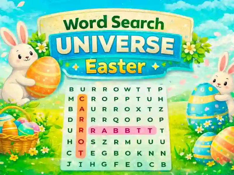 Spel Word Search Universe Easter på nätet