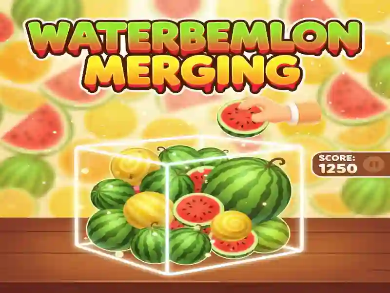 Spel Vattenmelon sammanslagning på nätet