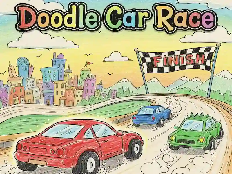 Spel Doodle Car Race på nätet