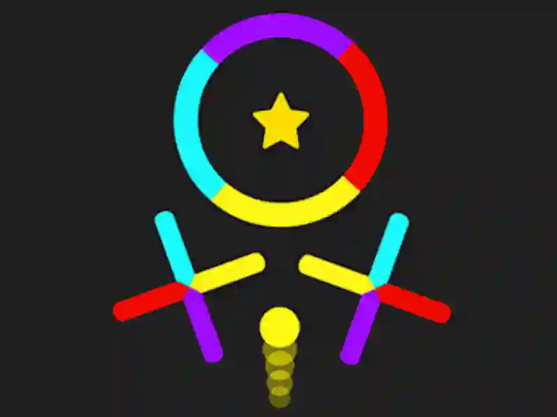 Spel Bollhopp växlar färgerna på nätet