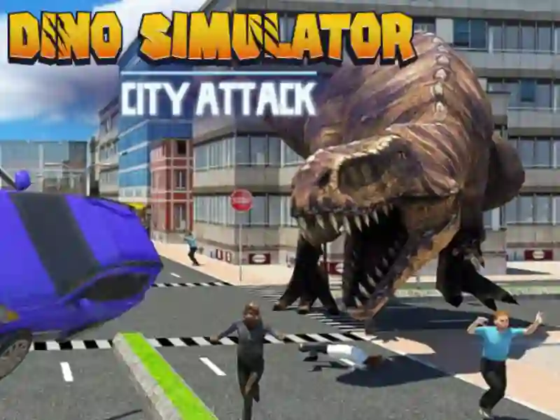 Spel Dino Simulator City Attack på nätet