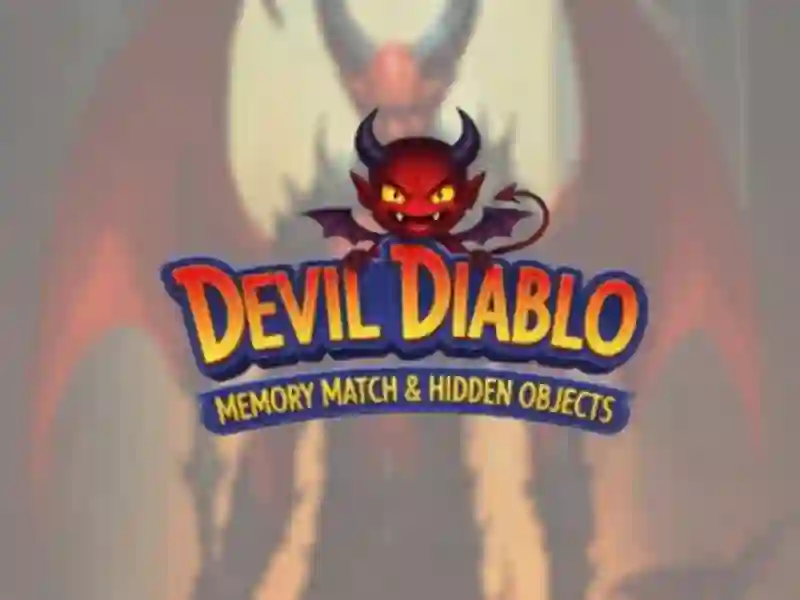 Spel Devil Diablo Memory Match & dolda föremål på nätet