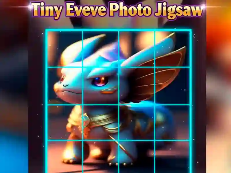 Spel Tiny Eevee Photo Jigsaw på nätet