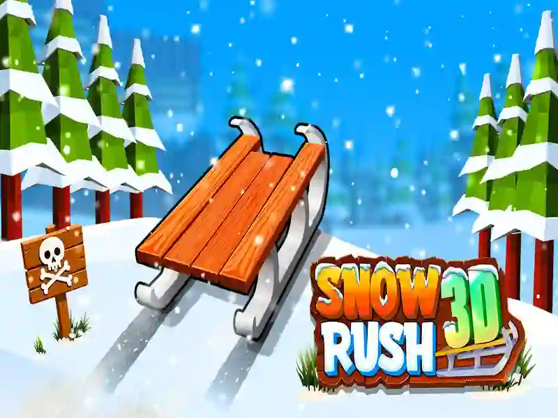 Spel Snow Rush 3D pÄ nÀtet Spel Snow Rush 3D pÄ nÀtet