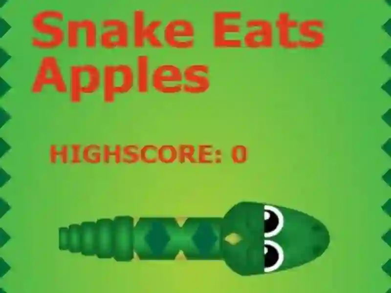 Spel Orm äter äpplen på nätet