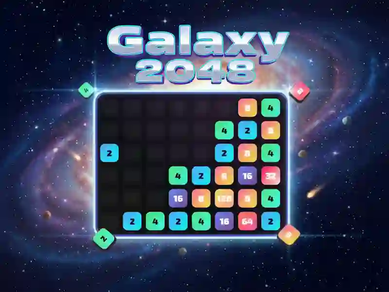 Spel Galaxy 2048 på nätet