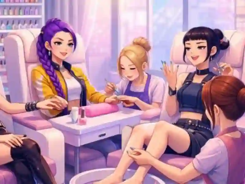 Spel K Pop Demon Hunters Nail Studio på nätet